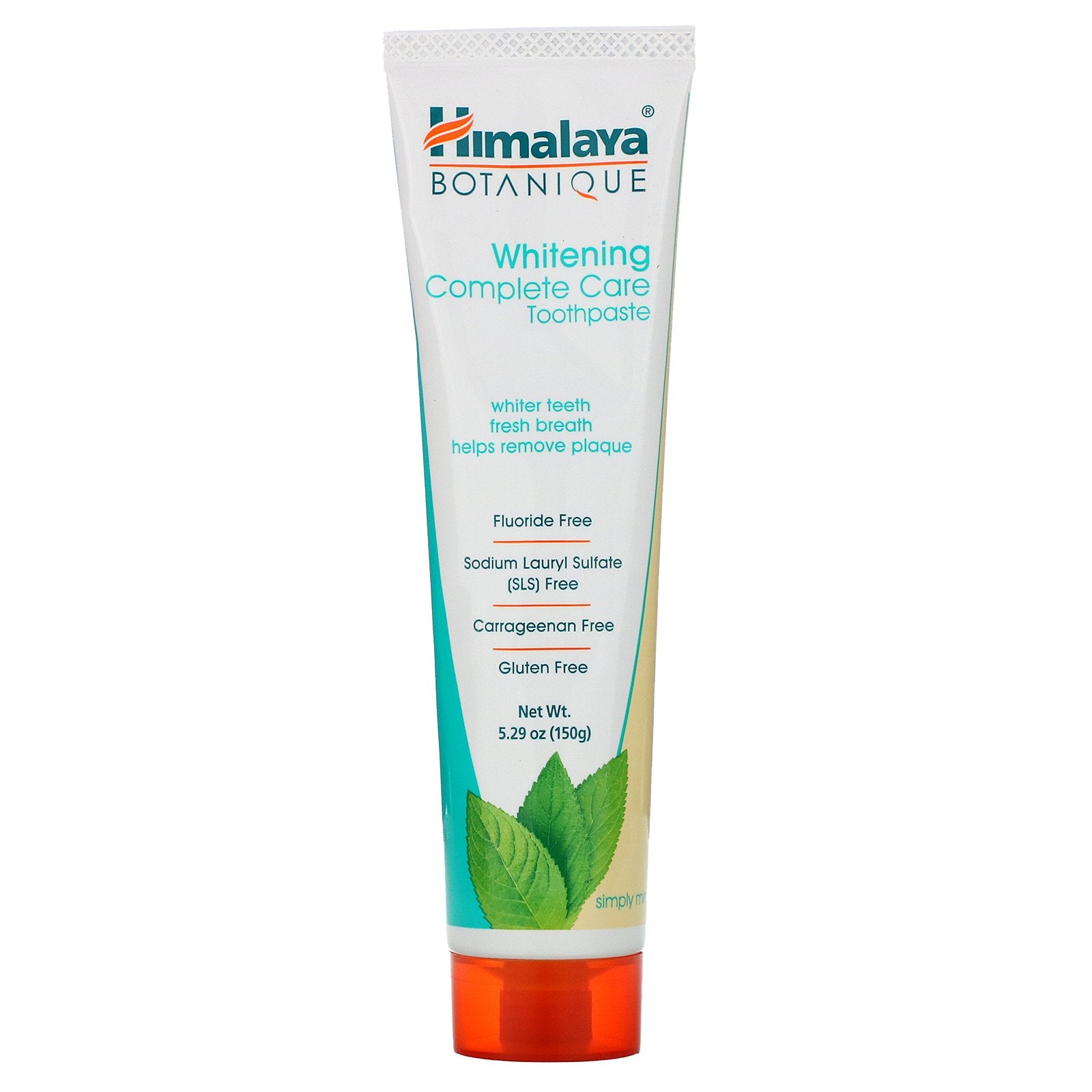 Himalaya, Botanique, Whitening Complete Care Toothpaste, Simply Mint, 5.29 oz (150 g)