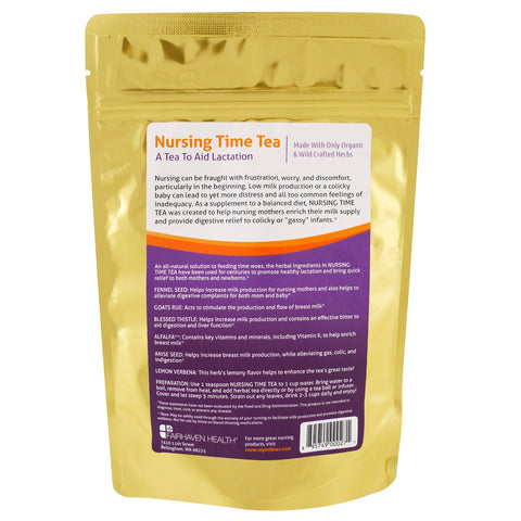Fairhaven Health, Nursing Time Tea, Lemon Flavor, 4 oz