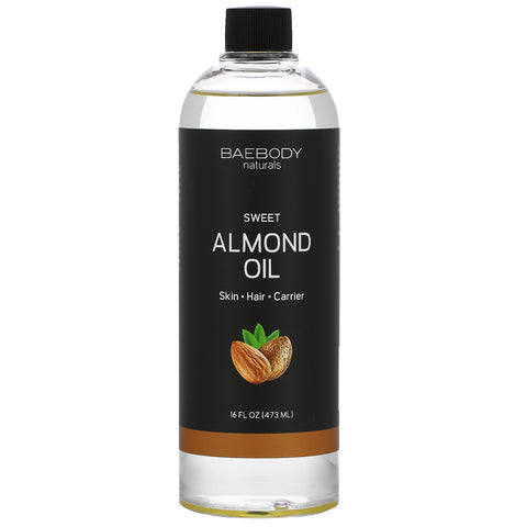 Baebody, Sweet Almond Oil, 16 fl oz (473 ml)