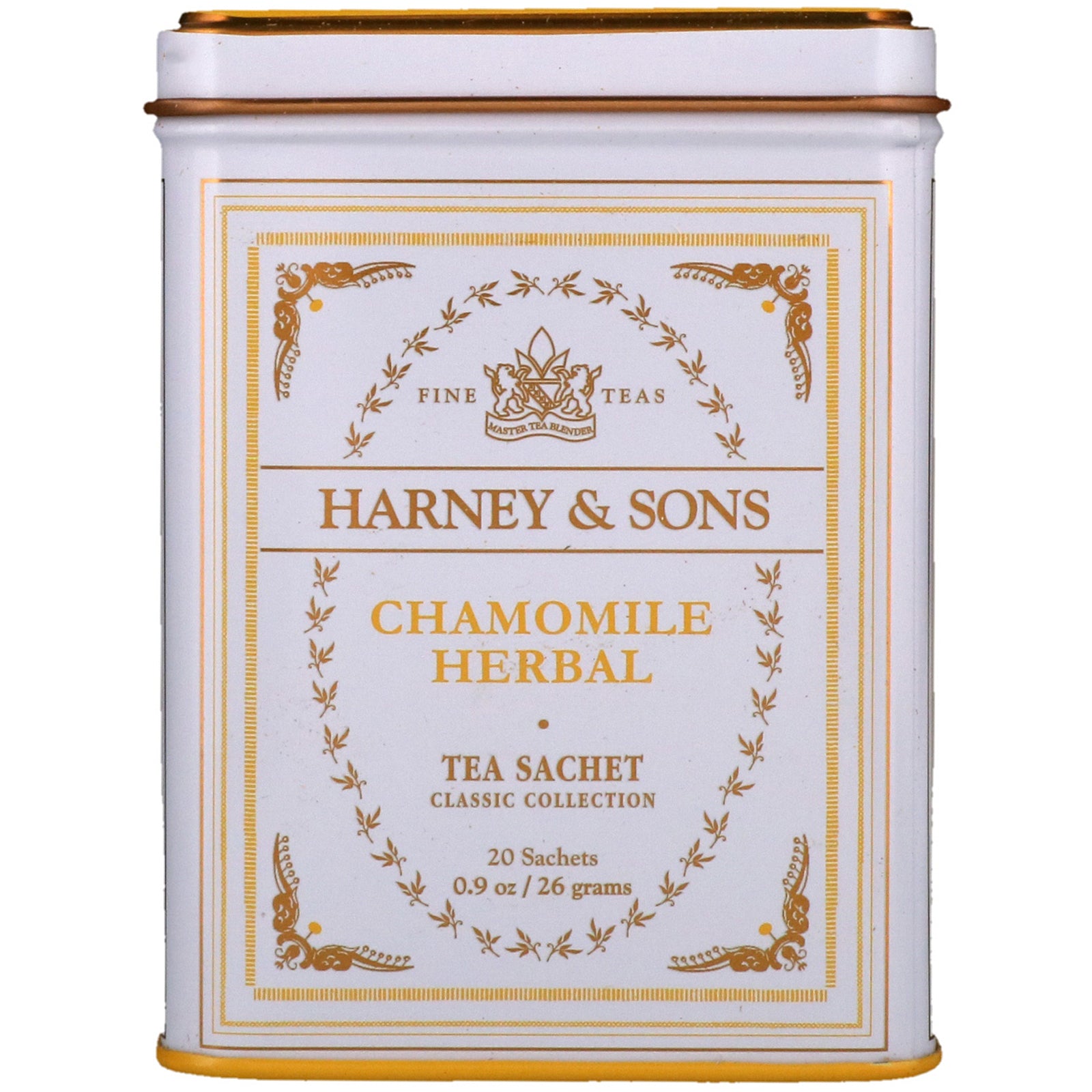 Harney & Sons, Fine Teas, Chamomile Herbal, 20 Sachets, 0.9 oz (26 g)