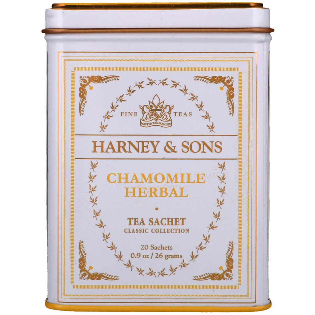 Harney & Sons, Fine Teas, Chamomile Herbal, 20 Sachets, 0.9 oz (26 g)