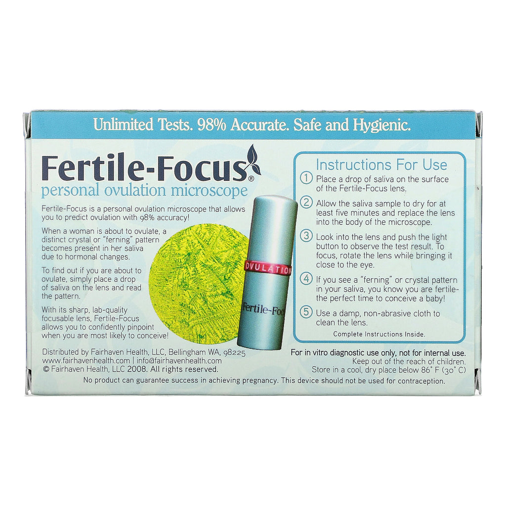 Fairhaven Health, Fertile-Focus, 1 Personal Ovulation Microscope