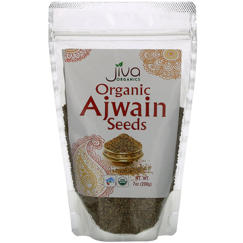 Jiva Organics, Organic Ajwain Seeds, 7 oz (200 g)