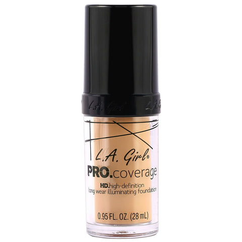 L.A. Girl, Pro Coverage HD Foundation, Natural, 0.95 fl oz (28 ml)