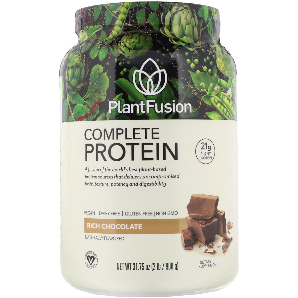 PlantFusion, Complete Protein, Rich Chocolate, 2 lb (900 g)