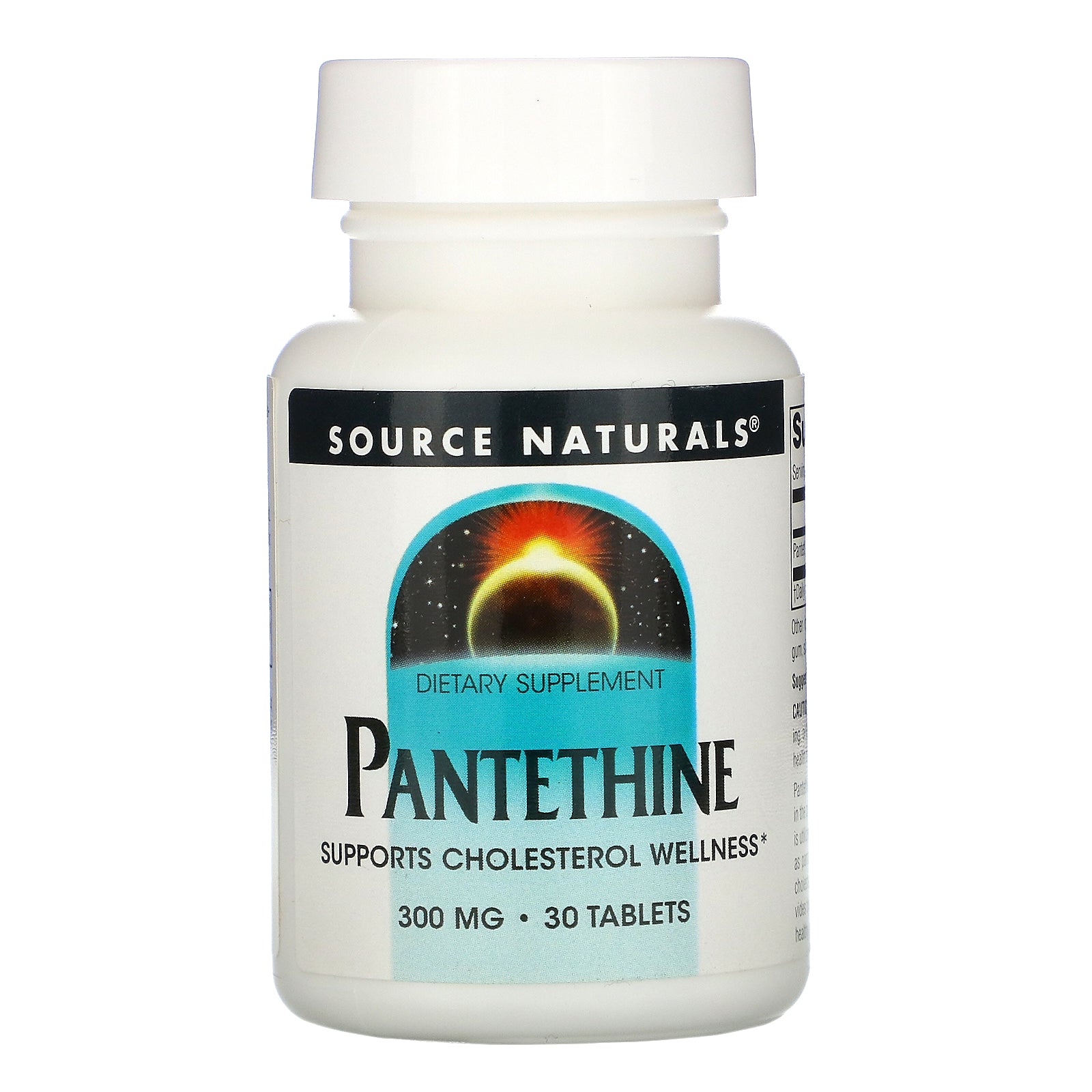 Source Naturals, Pantethine, 300 mg, 30 Tablets