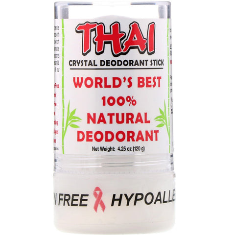 Thai Deodorant Stone, Thai Crystal Deodorant Stick, 4.25 oz (120 g)