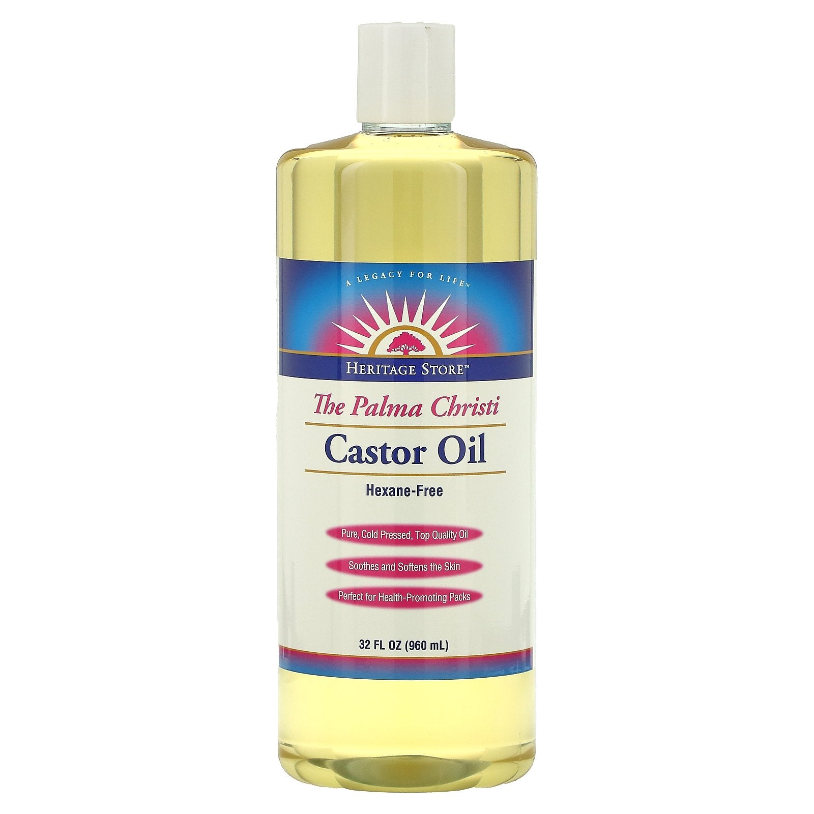 Heritage Store, The Palma Christi, Castor Oil, 32 fl oz (960 ml)