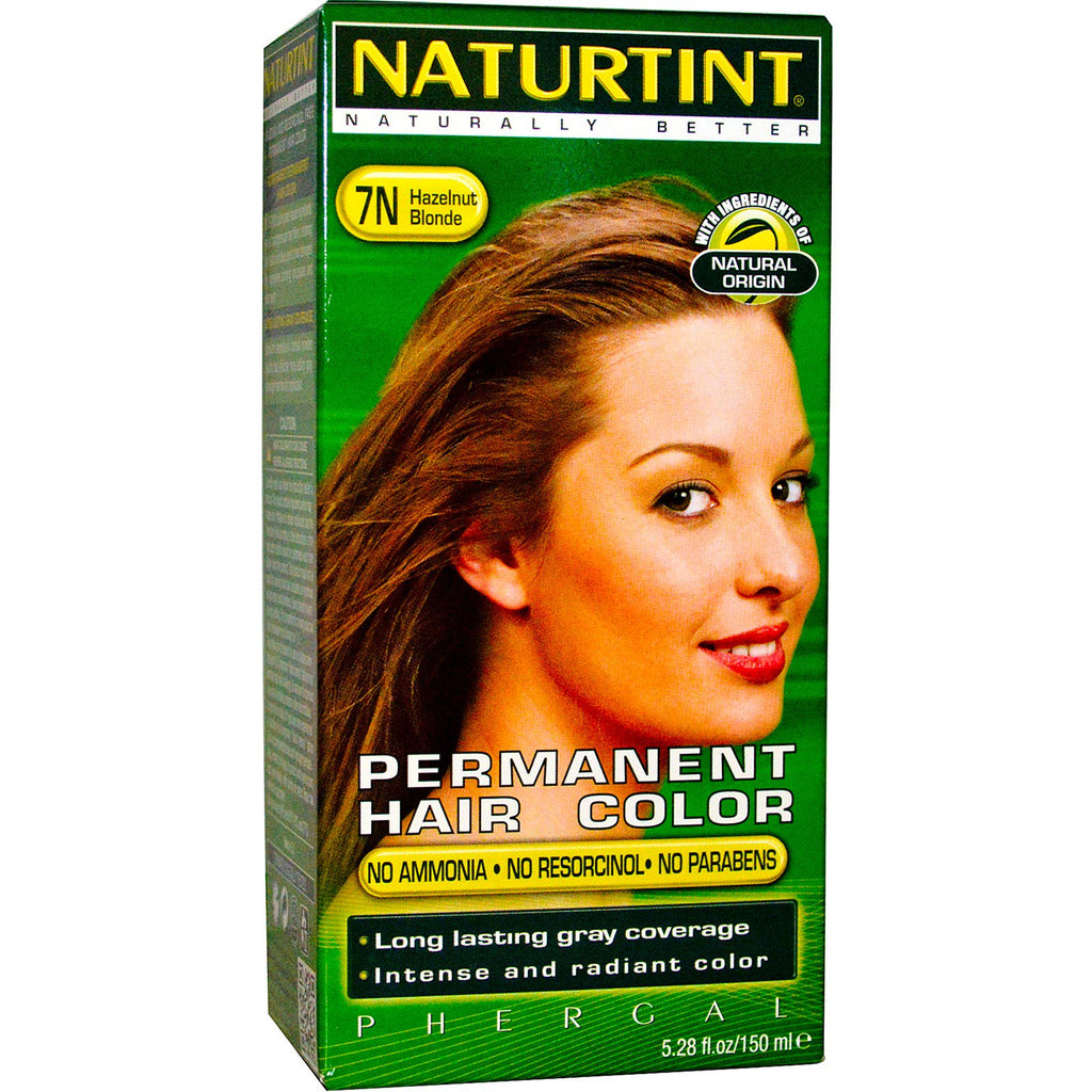 Naturtint, Permanent Hair Color, 7N Hazelnut Blonde, 5.28 fl oz (150 ml)