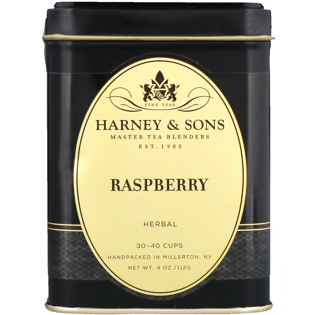 Harney & Sons, Raspberry Herbal Tea, Caffeine Free, 4 oz