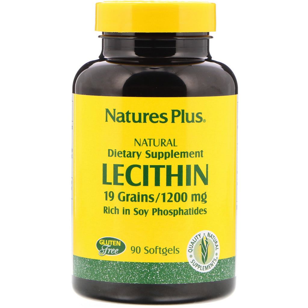 Nature's Plus, Lecithin, 1,200 mg, 90 Softgels