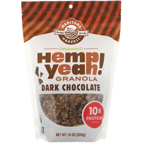 Manitoba Harvest, Hemp Yeah! Organic Granola, Dark Chocolate, 10 oz (283 g)