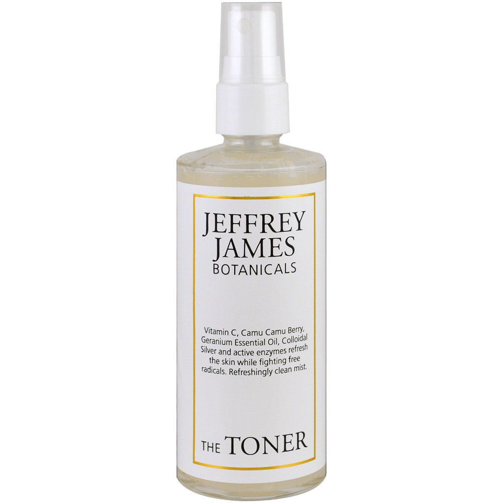 Jeffrey James Botanicals, The Toner, Refreshingly Clean Mist, 4.0 oz (118 ml)