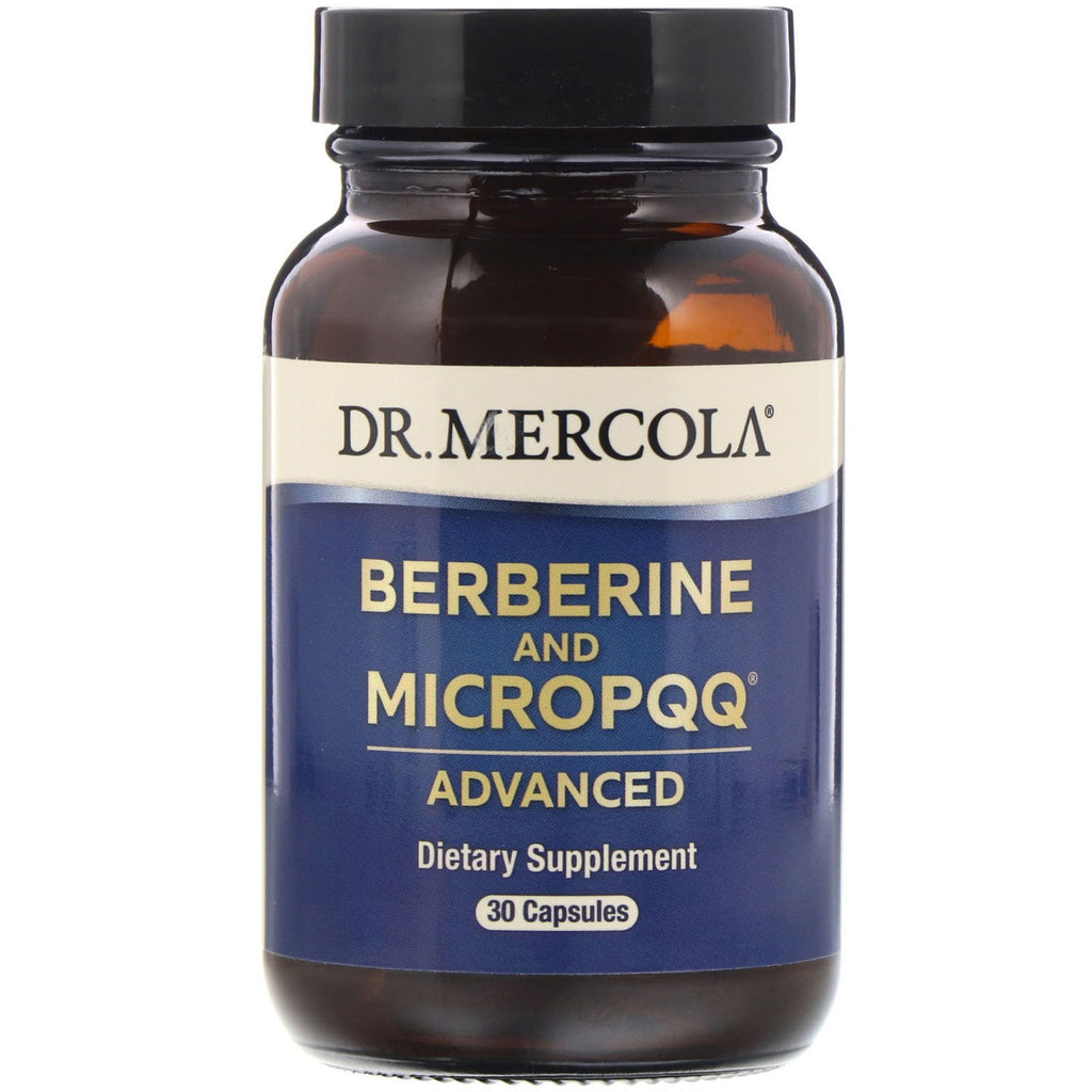 Dr. Mercola, Berberine and MicroPQQ Advanced, 30 Capsules
