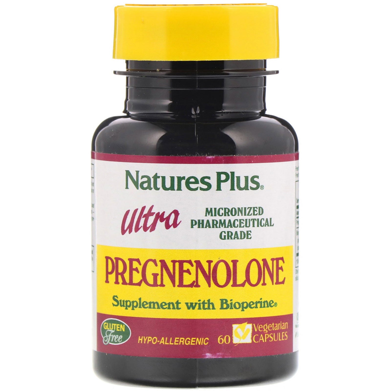 Nature's Plus, Ultra Pregnenolone, 60 Vegetarian Capsules