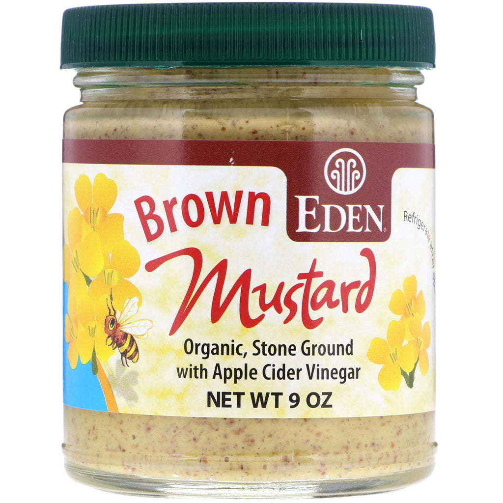 Eden Foods, Organic Brown Mustard, 9 oz (255 g)