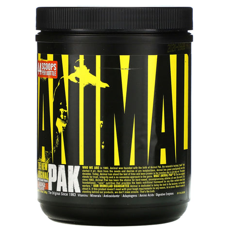 Universal Nutrition, Animal Pak, Training Powder, Orange Flavor, 388 g