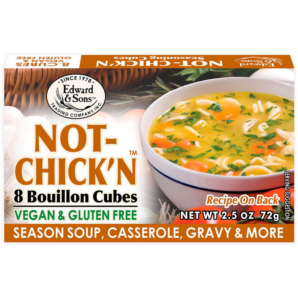 Edward & Sons, Not-Chick'n, Bouillon Cubes, 8 Cubes