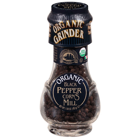 Drogheria & Alimentari, Organic Black Pepper Corns Mill, 1.58 oz (45 g)
