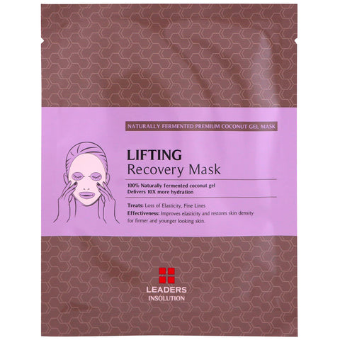 Leaders, Coconut Gel Lifting Recovery Beauty Mask, 1 Sheet, 30 ml