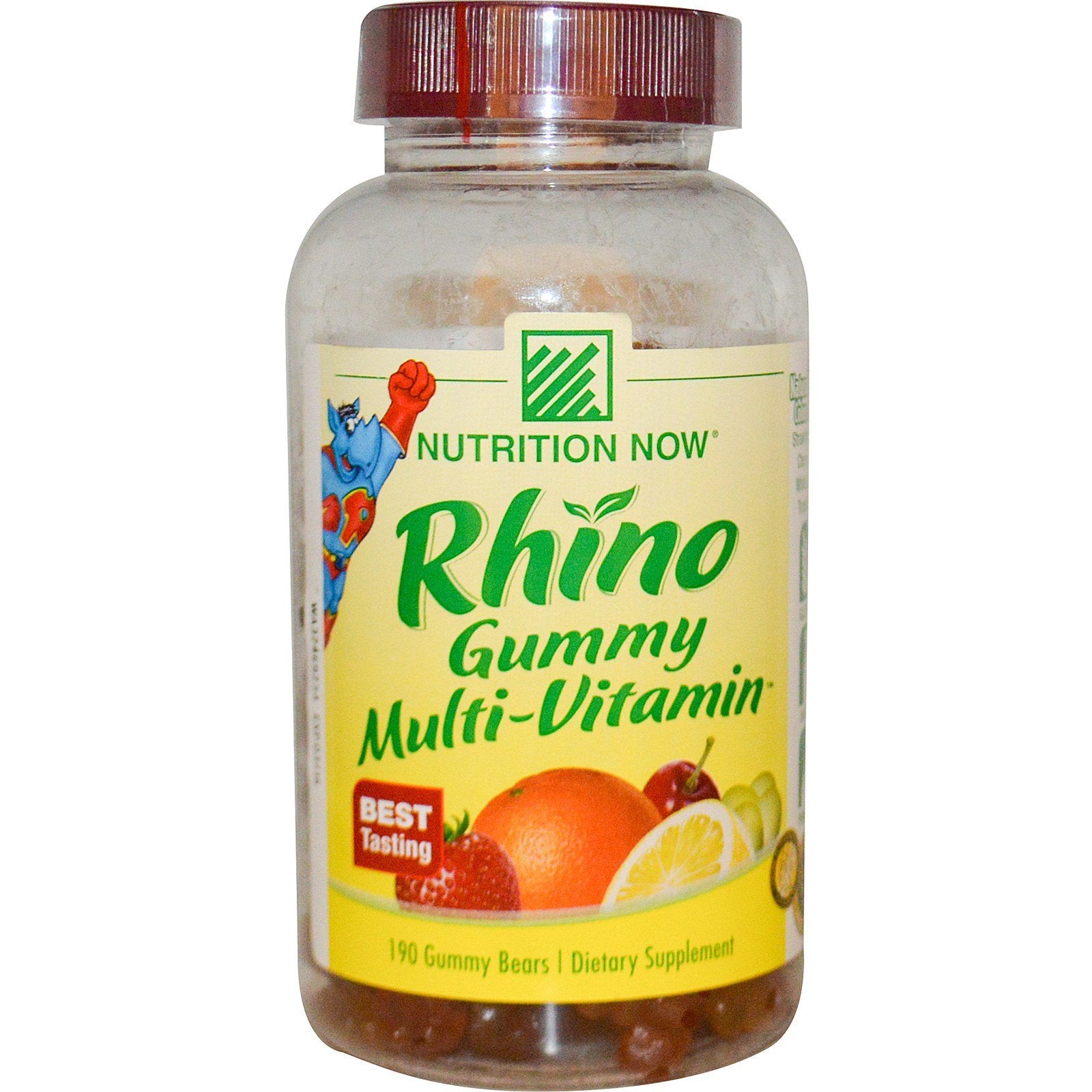Nutrition Now, Rhino, Gummy Multi-Vitamin, 190 Gummy Bears