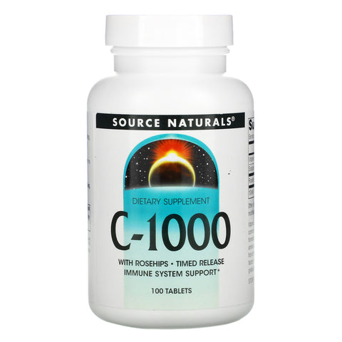 Source Naturals, C-1000, 100 Tablets