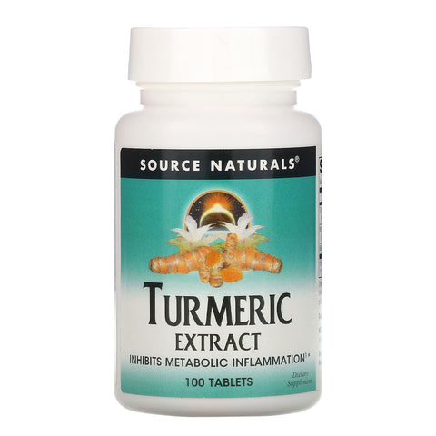 Source Naturals, Turmeric Extract, 100 Tablets