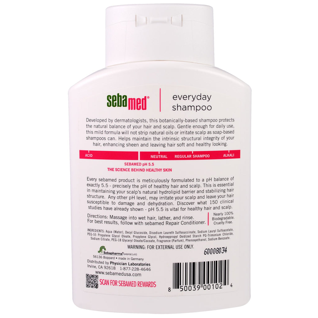 Sebamed USA, Everyday Shampoo, 6.8 fl oz (200 ml)