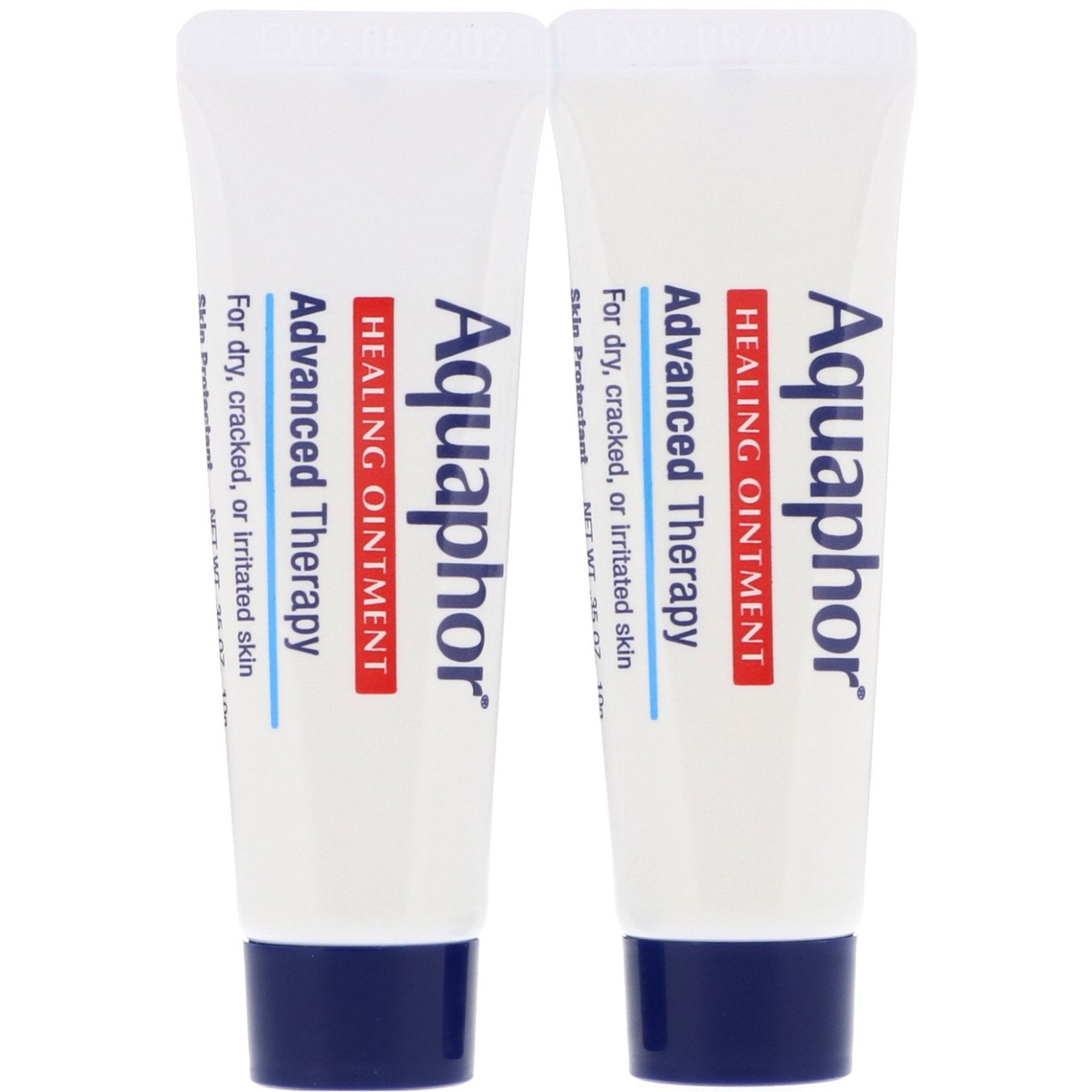 Aquaphor, Healing Ointment, Skin Protectant, 2 Tubes, 0.35 oz (10 g) Each