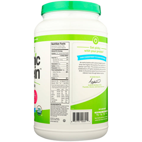 Orgain,  Protein Powder, Plant Based, Vanilla Bean, 2.03 lbs (920 g)