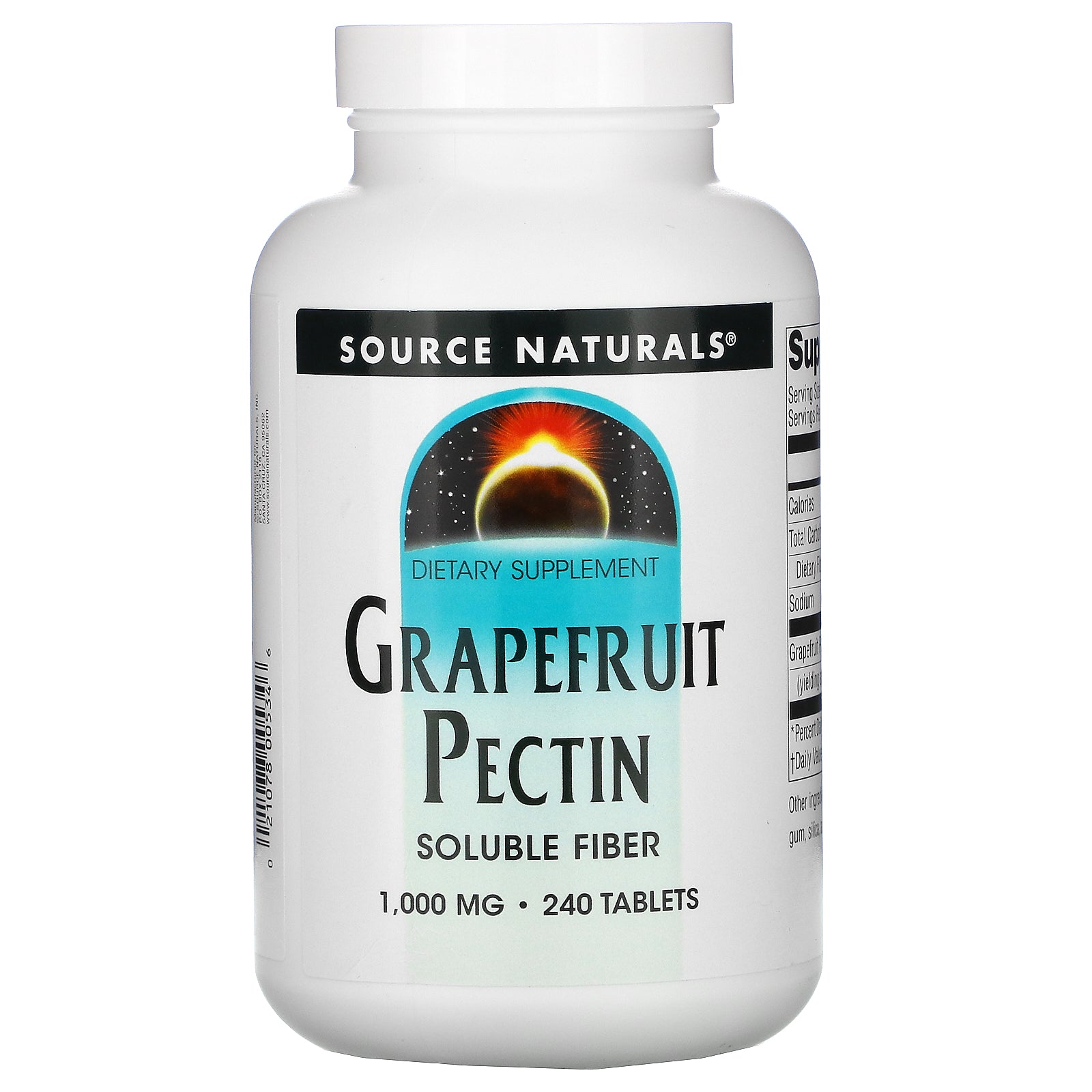 Source Naturals, Grapefruit Pectin, 1,000 mg, 240 Tablets