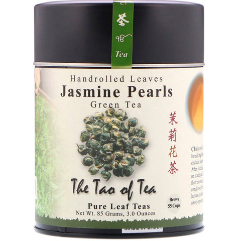 The Tao of Tea, Handrolled Leaves Green Tea, Jasmine Pearls, 3 oz (85 g)