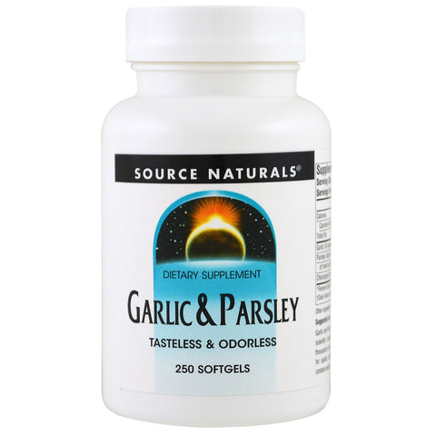 Source Naturals, Garlic & Parsley, 250 Softgels