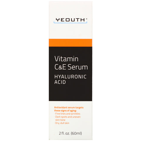 Yeouth, Vitamin C & E Serum, 2 fl oz (60 ml)