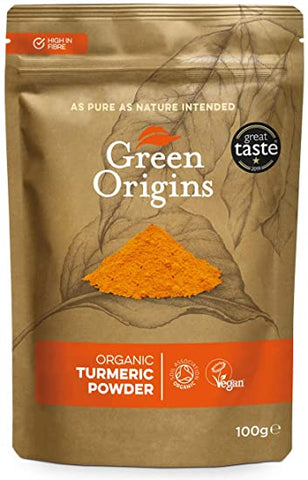 Green Origins, Organic Turmeric Powder - 100g