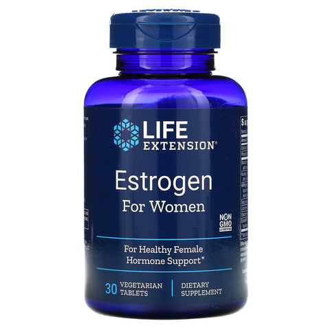 Life Extension, Estrogen for Women, 30 Vegetarian Tablets