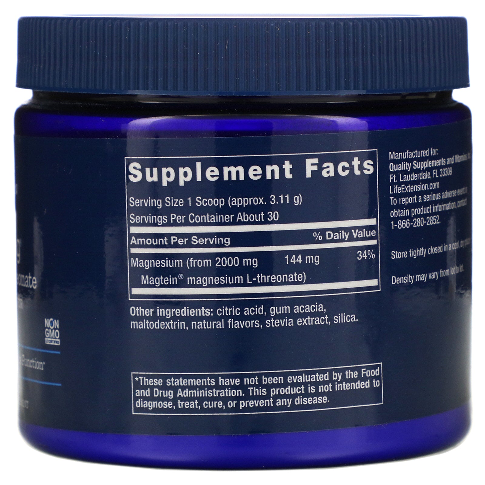 Life Extension, Neuro-Mag, Magnesium L-Threonate, Tropical Punch Flavor, 3.293 oz (93.35 g)