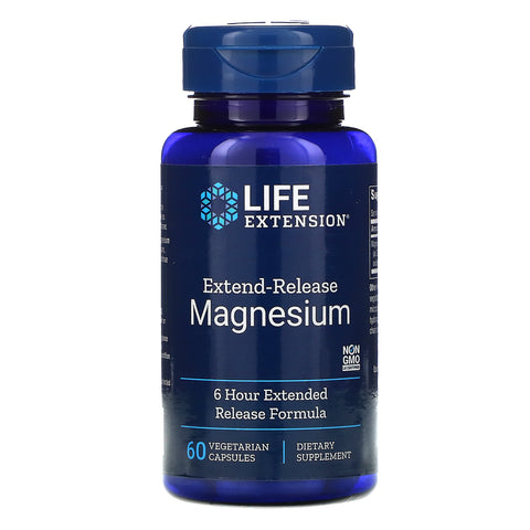 Life Extension, Extend-Release Magnesium, 60 Vegetarian Capsules