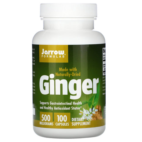 Jarrow Formulas, Ginger, 500 mg, 100 Capsules