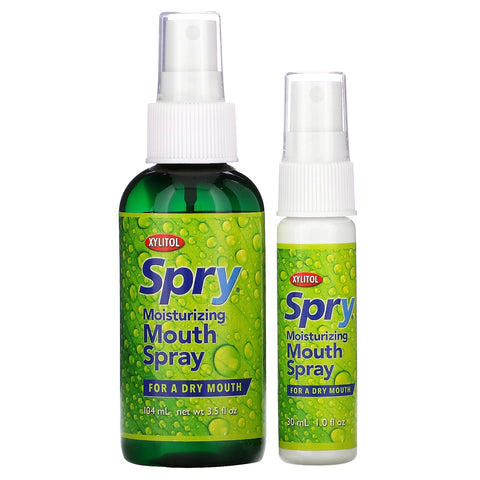 Xlear, Spry, Moisturizing Mouth Spray, 2 Pack, 4.5 fl oz (134 ml)