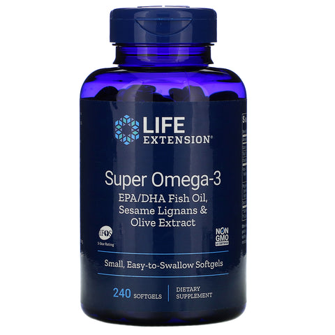 Life Extension, Super Omega-3, 240 Softgels