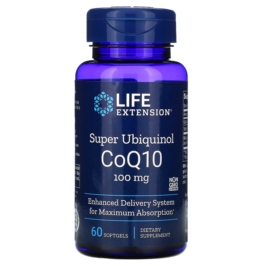 Life Extension, Super Ubiquinol CoQ10, 100 mg, 60 Softgels