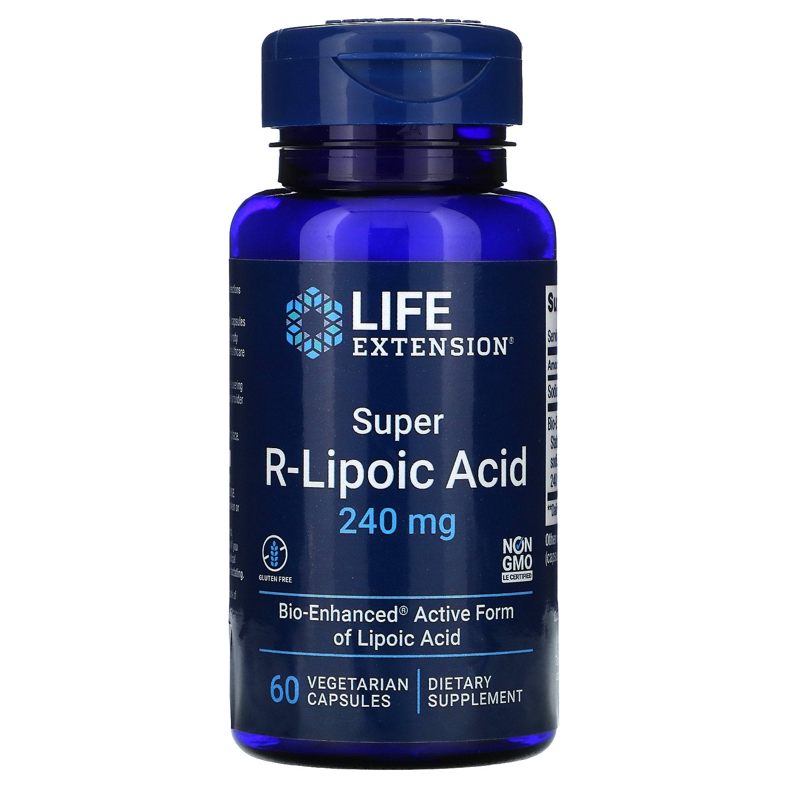 Life Extension, Super R-Lipoic Acid, 240 mg, 60 Vegetarian Capsules