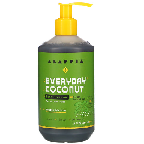 Alaffia, Everyday Coconut, Face Cleanser, 12 fl oz (354 ml)
