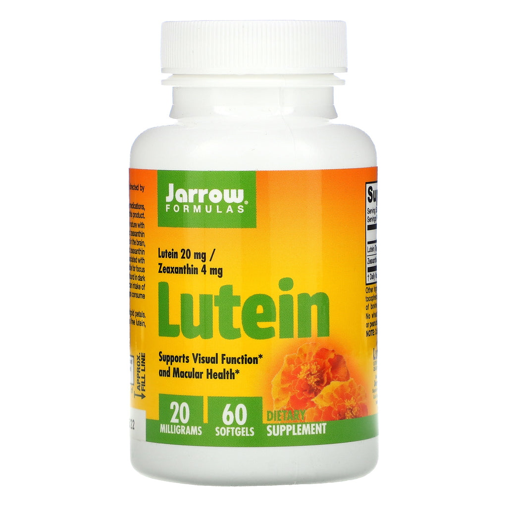 Jarrow Formulas, Lutein, 20 mg, 60 Softgels