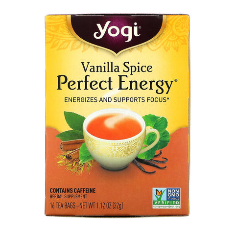 Yogi Tea, Perfect Energy, Vanilla Spice, 16 Tea Bags, 1.12 oz (32 g)