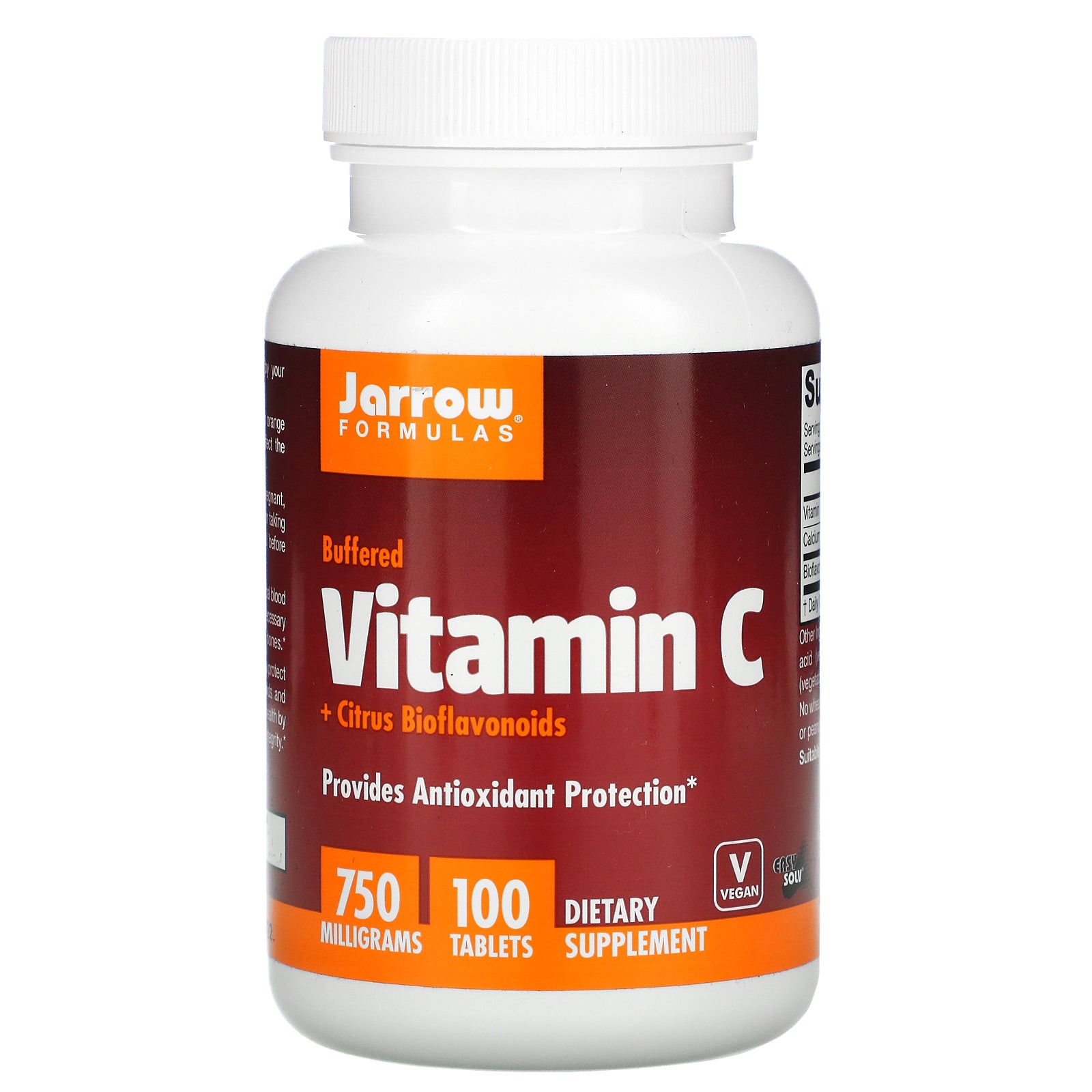 Jarrow Formulas, Vitamin C, 750 mg, 100  Tablets