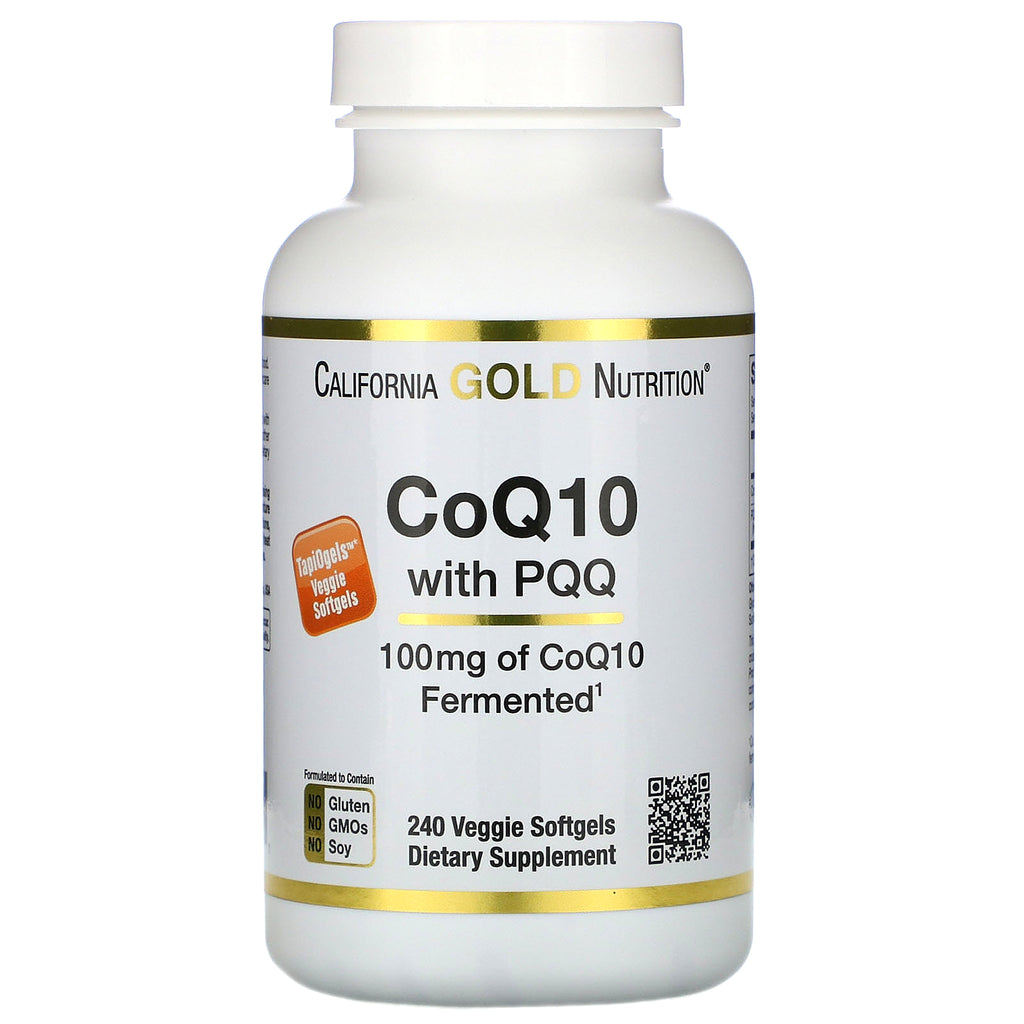 California Gold Nutrition, CoQ10 with PQQ, 100 mg, 240 Veggie Softgels