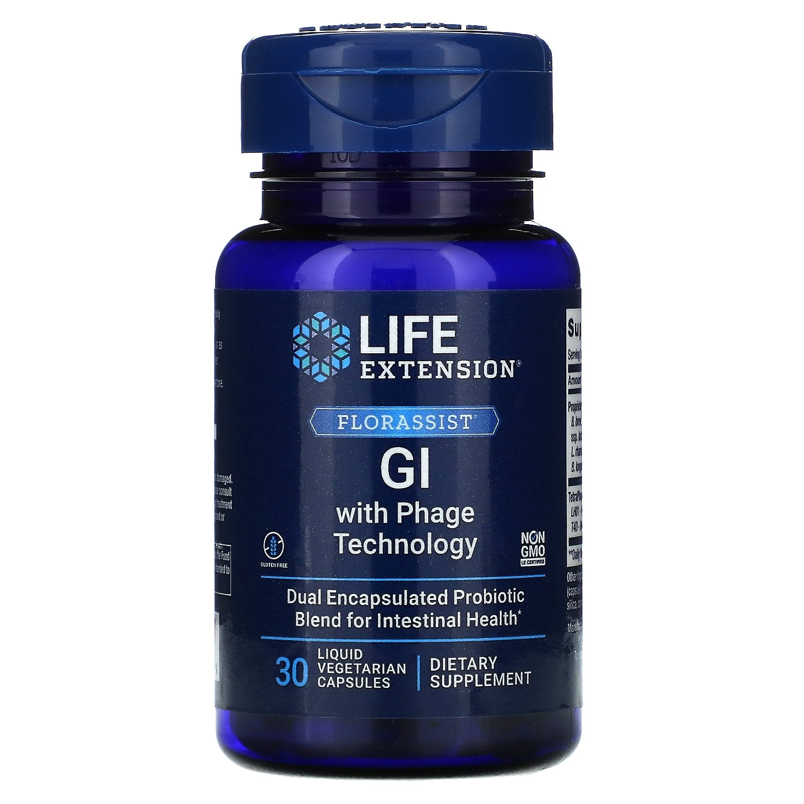 Life Extension, FLORASSIST GI with Phage Technology, 30 Liquid Vegetarian Capsules