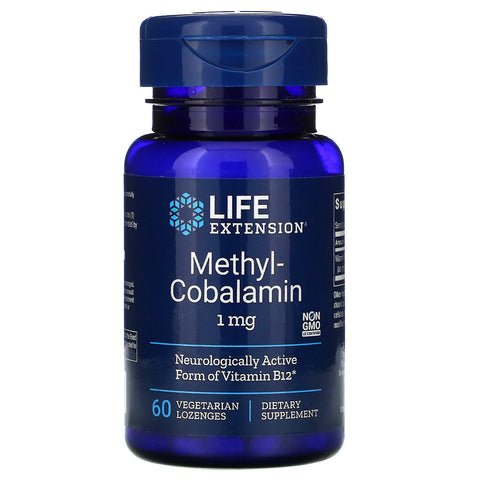 Life Extension, Methylcobalamin, 1 mg, 60 Vegetarian Lozenges